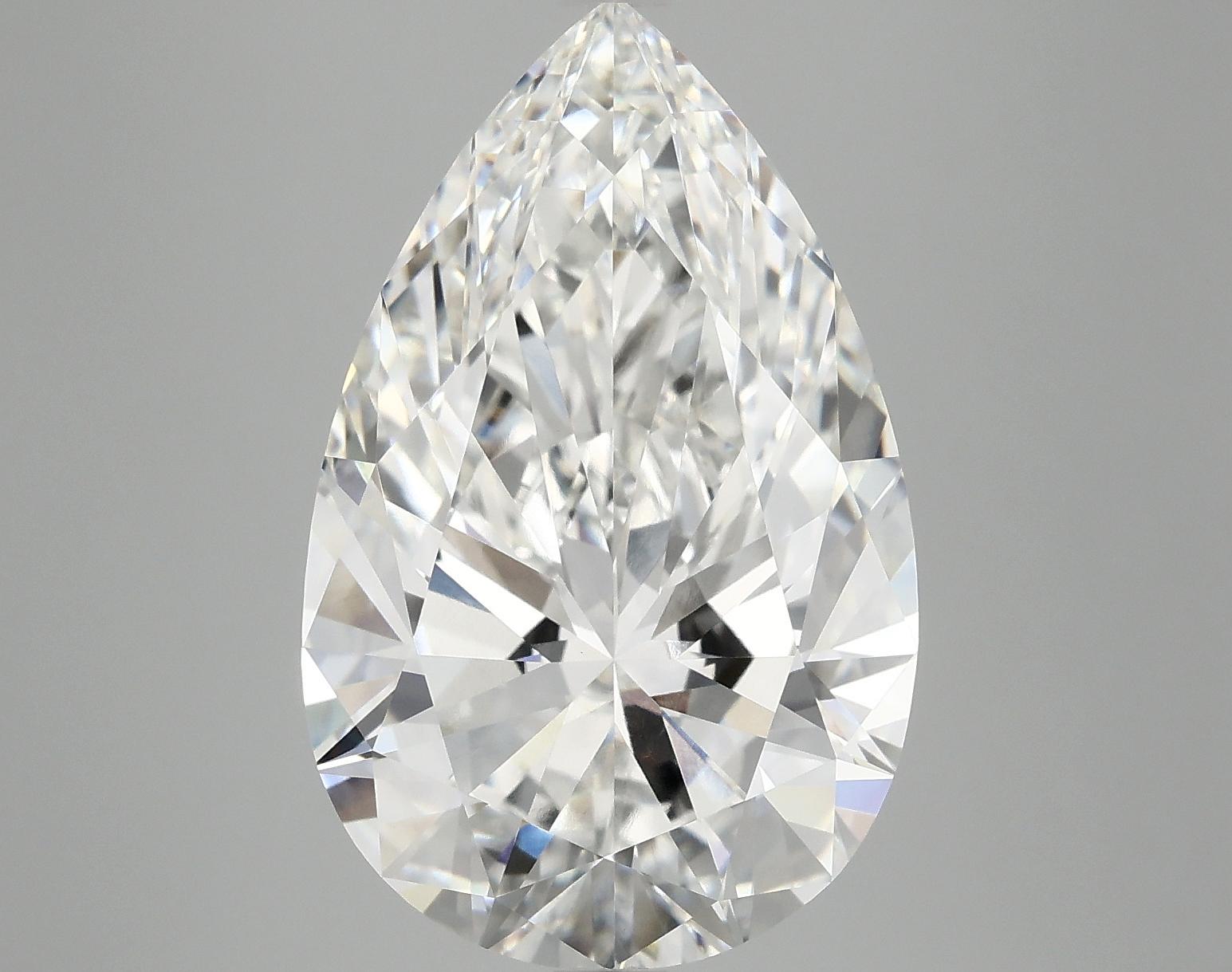 8.38 Carat Pear Shaped Ideal Cut VVS2 IGI Certified Lab Grown Diamond