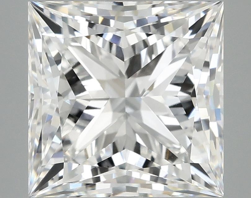 5.07 Carat Princess Shaped Ideal Cut VVS2 IGI Certified Lab Grown Diamond