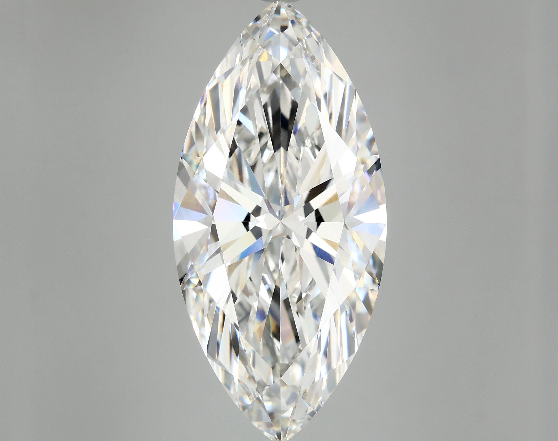 11.87 Carat Marquise Shaped Excellent Cut VVS2 IGI Certified Lab Grown Diamond