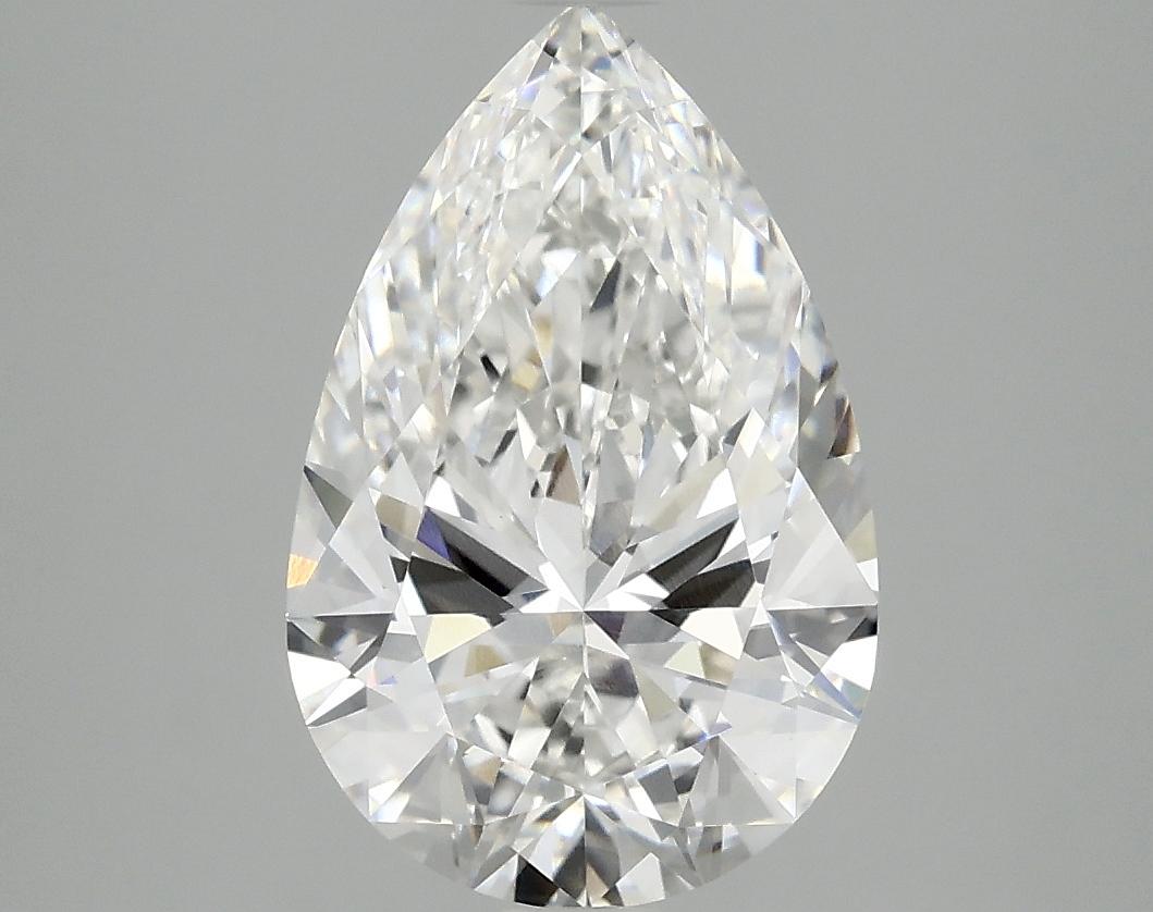 3.02 Carat Pear Shaped Excellent Cut VVS2 IGI Certified Lab Grown Diamond