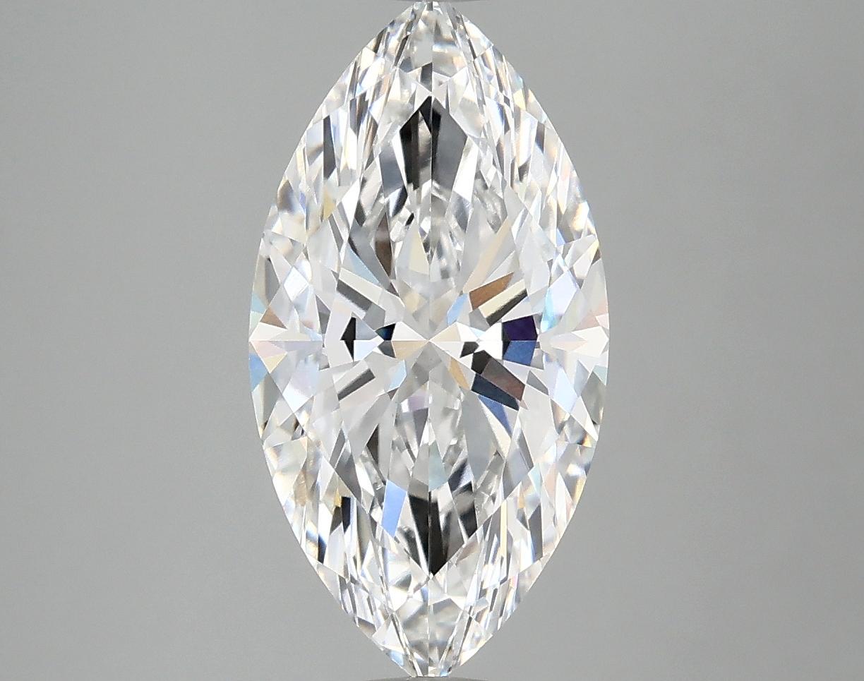 3.1 Carat Marquise Shaped Ideal Cut VVS2 IGI Certified Lab Grown Diamond