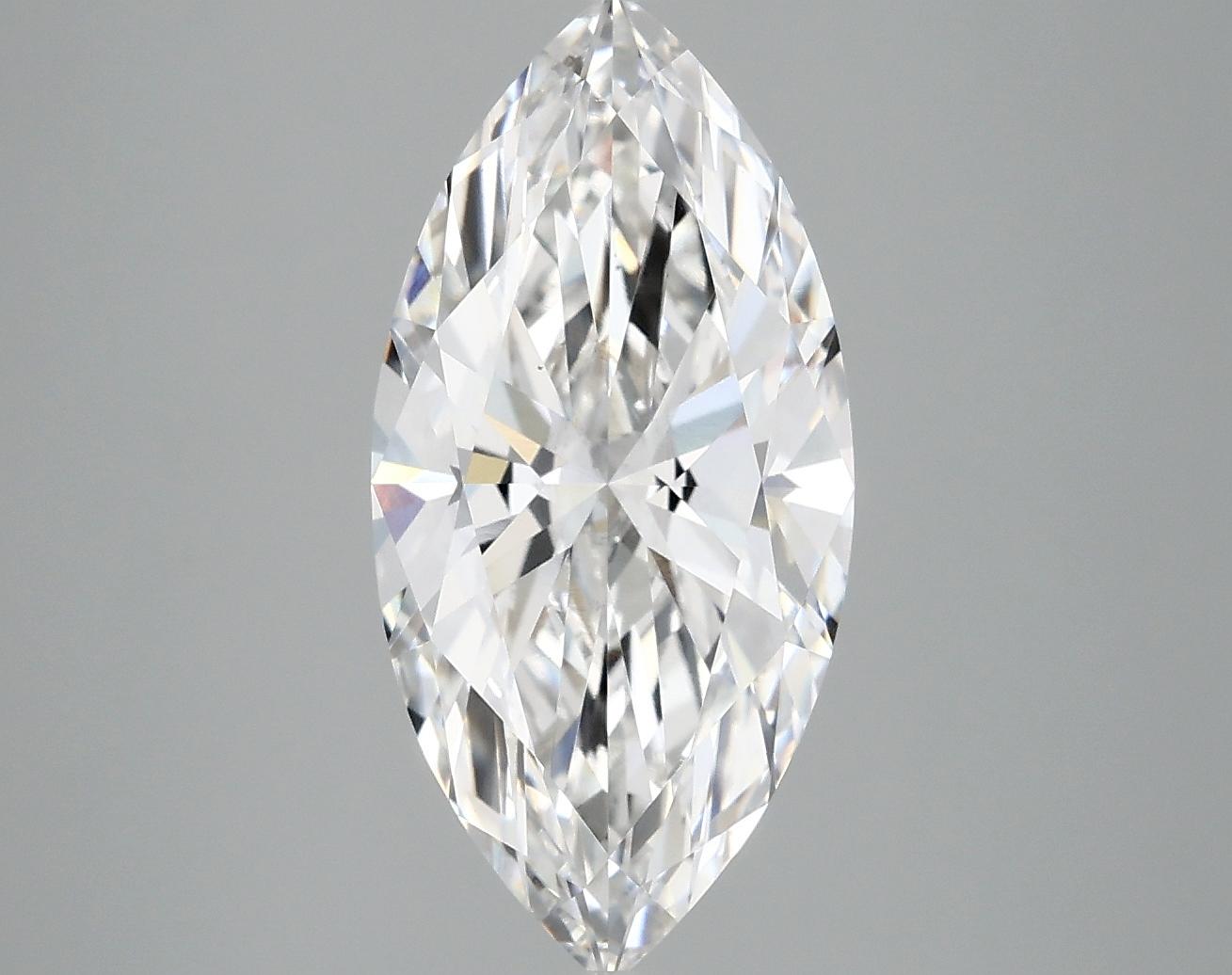 3.06 Carat Marquise Shaped Excellent Cut VS1 IGI Certified Lab Grown Diamond