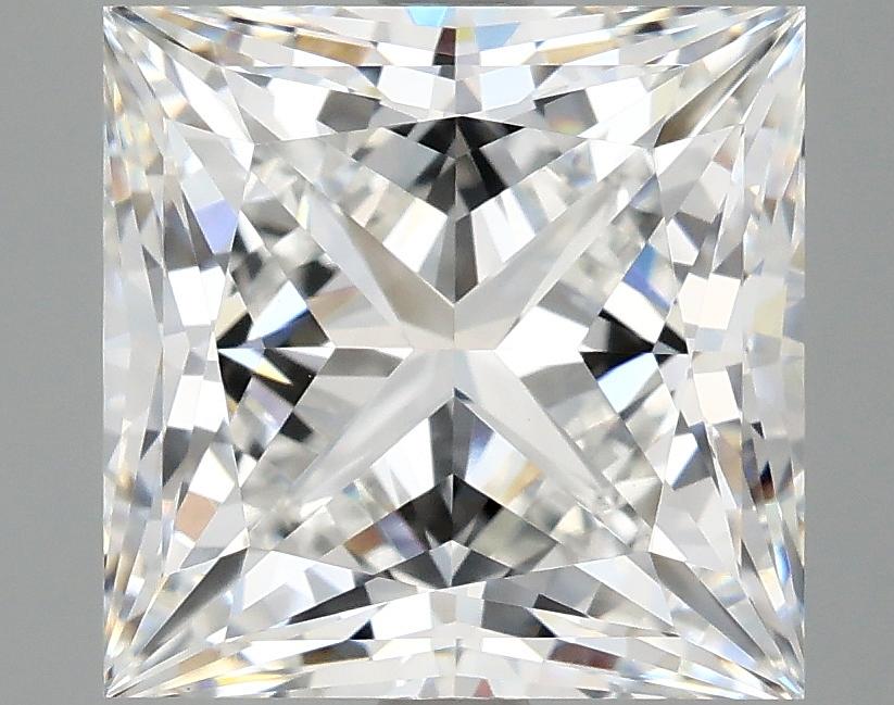 5.08 Carat Princess Shaped Ideal Cut VVS2 IGI Certified Lab Grown Diamond