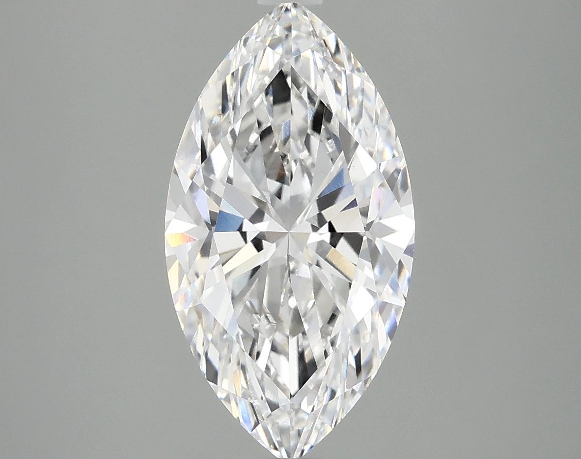3.02 Carat Marquise Shaped Excellent Cut VVS2 IGI Certified Lab Grown Diamond