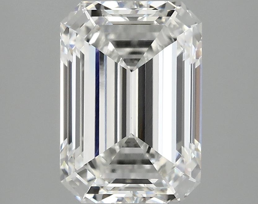 2.92 Carat Emerald Shaped Ideal Cut VVS2 IGI Certified Lab Grown Diamond