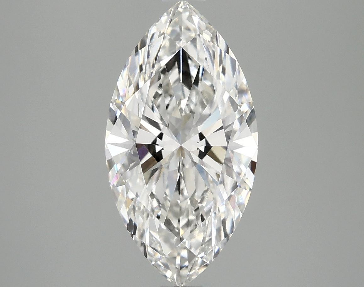 2.52 Carat Marquise Shaped Excellent Cut VS1 IGI Certified Lab Grown Diamond