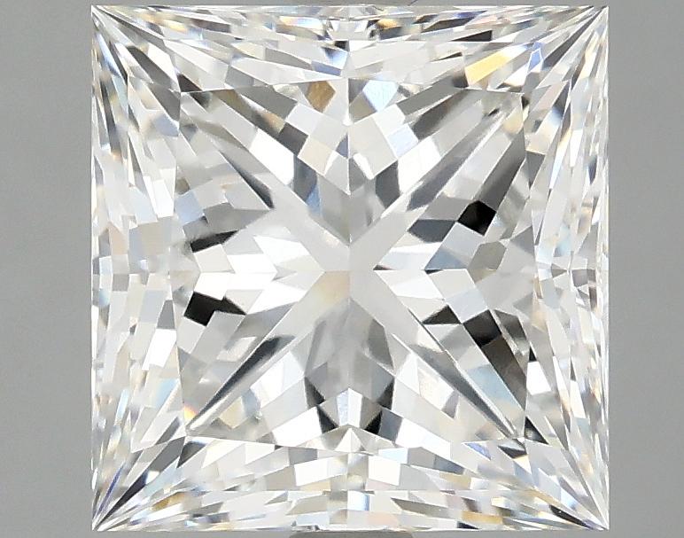 4.04 Carat Princess Shaped Ideal Cut VVS2 IGI Certified Lab Grown Diamond
