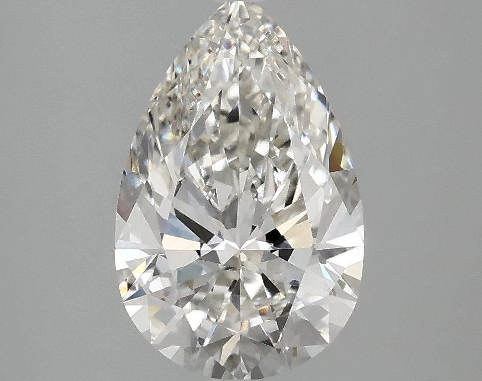 2.03 Carat Pear Shaped Ideal Cut VVS2 IGI Certified Lab Grown Diamond