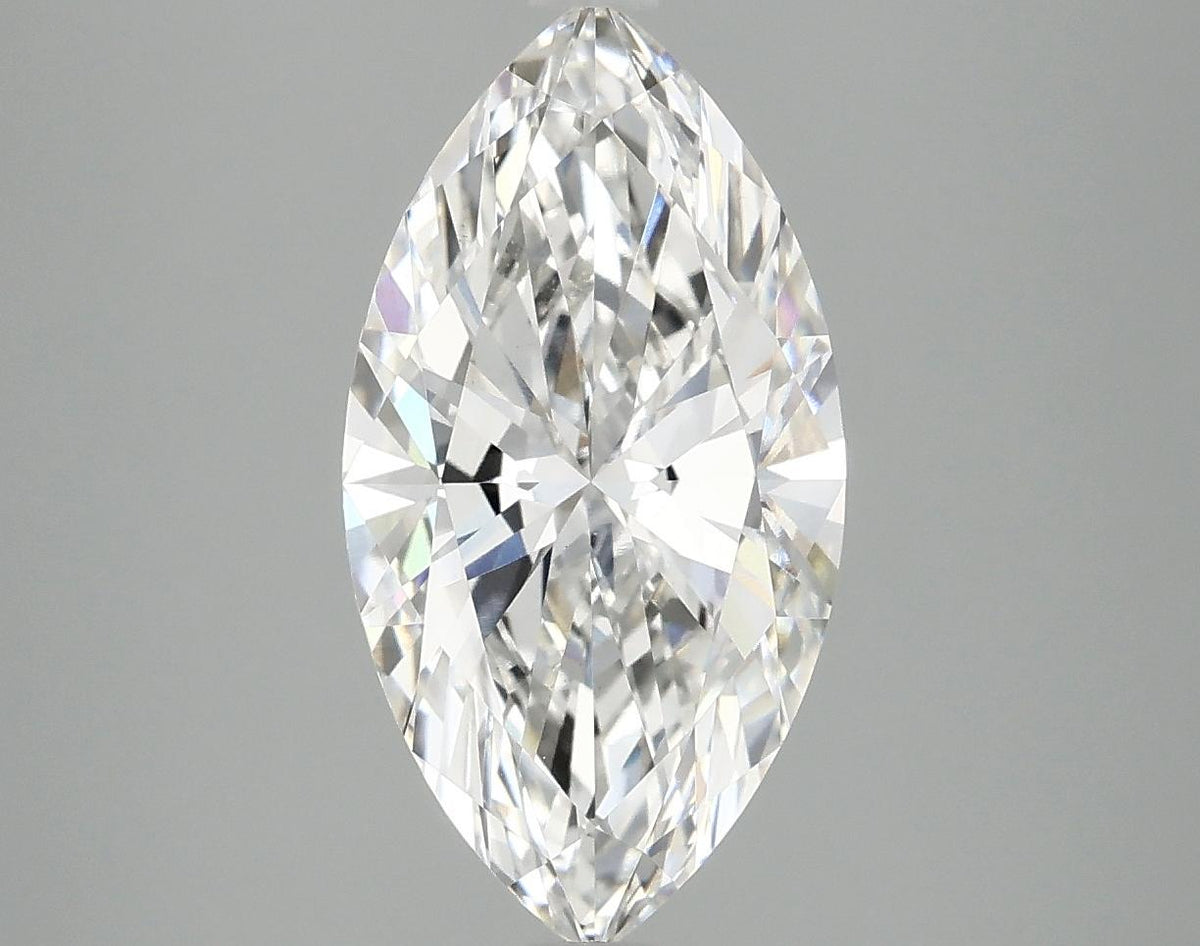 2.98 Carat Marquise Shaped Excellent Cut VVS2 IGI Certified Lab Grown Diamond