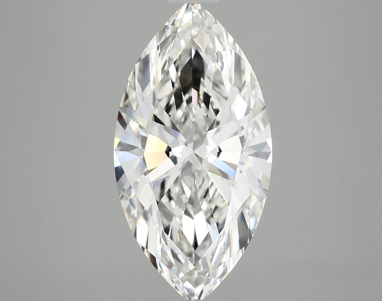 2.99 Carat Marquise Shaped Ideal Cut VVS2 IGI Certified Lab Grown Diamond