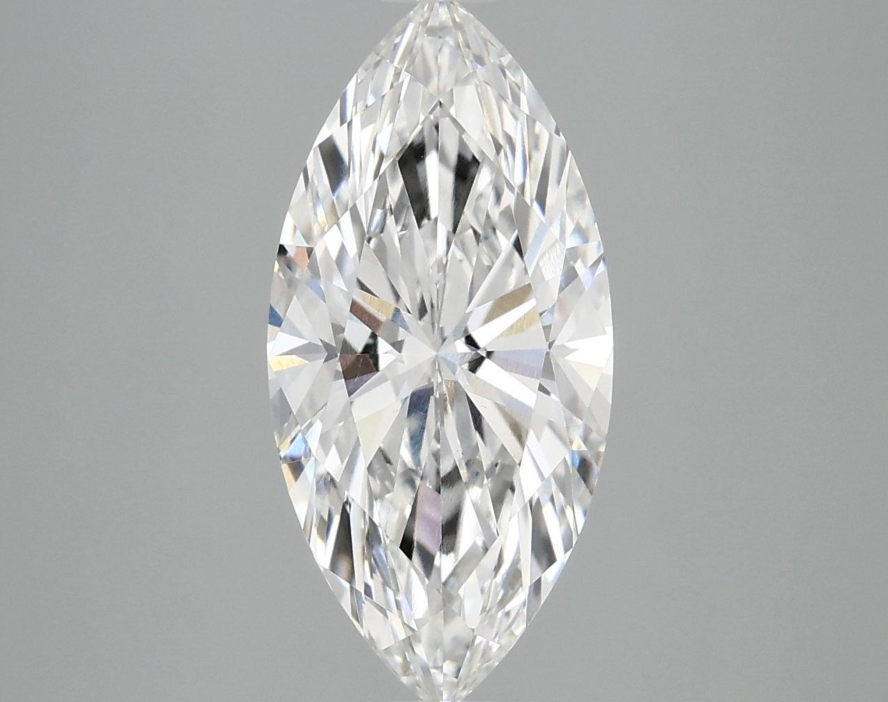 3.08 Carat Marquise Shaped Excellent Cut VS1 IGI Certified Lab Grown Diamond