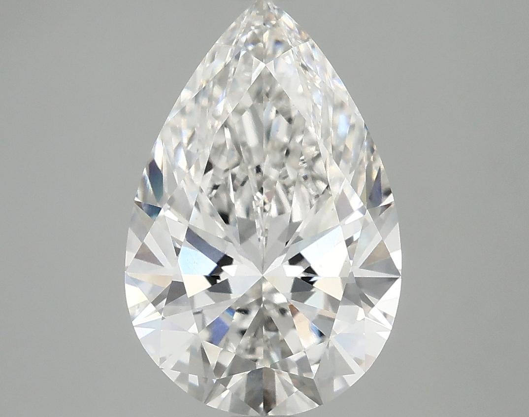 3.06 Carat Pear Shaped Excellent Cut VVS2 IGI Certified Lab Grown Diamond