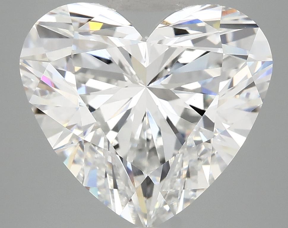 6.09 Carat Heart Shaped Ideal Cut VVS2 IGI Certified Lab Grown Diamond