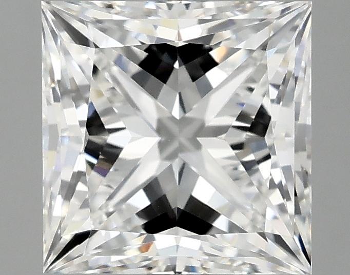 3.02 Carat Princess Shaped Ideal Cut VVS2 IGI Certified Lab Grown Diamond