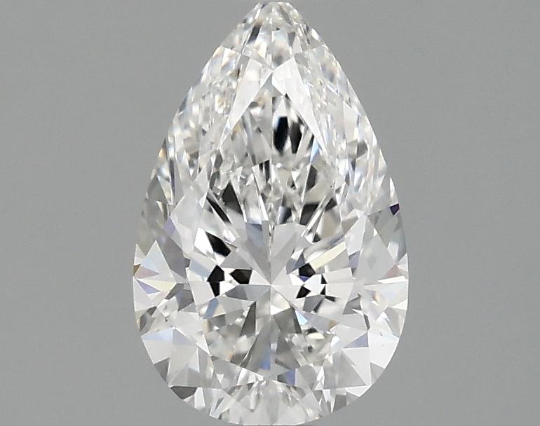 1.07 Carat Pear Shaped Ideal Cut VVS2 IGI Certified Lab Grown Diamond