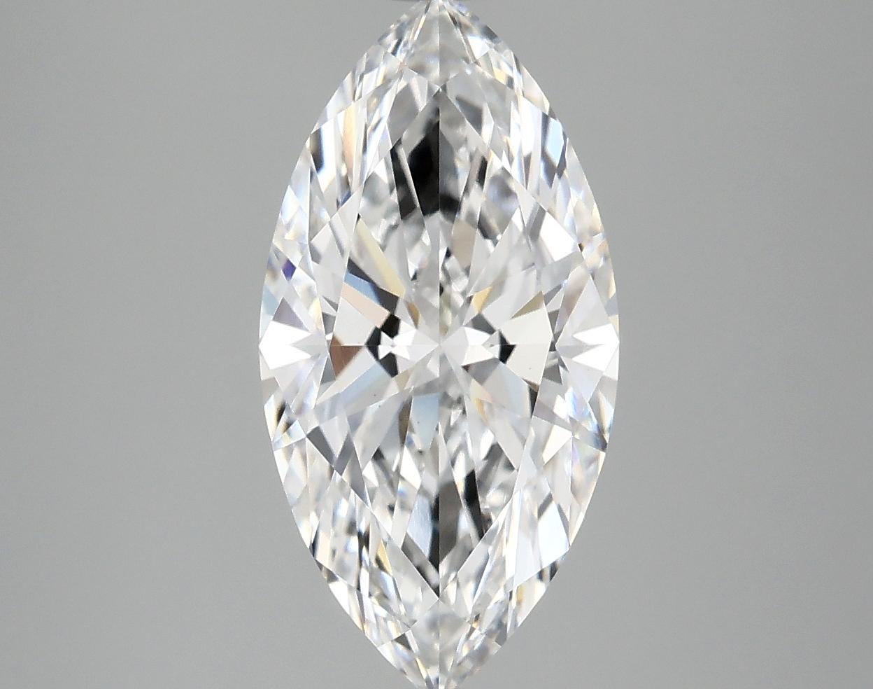 3.05 Carat Marquise Shaped Ideal Cut VS1 IGI Certified Lab Grown Diamond