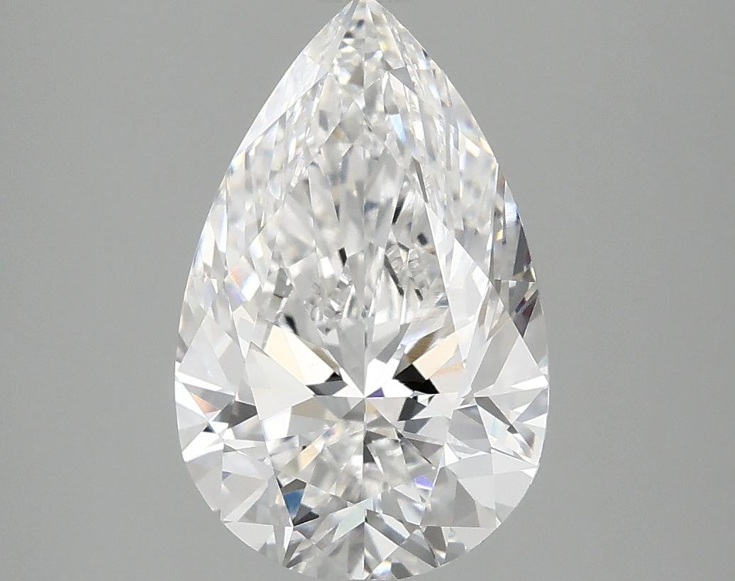 2.92 Carat Pear Shaped Ideal Cut VVS2 IGI Certified Lab Grown Diamond