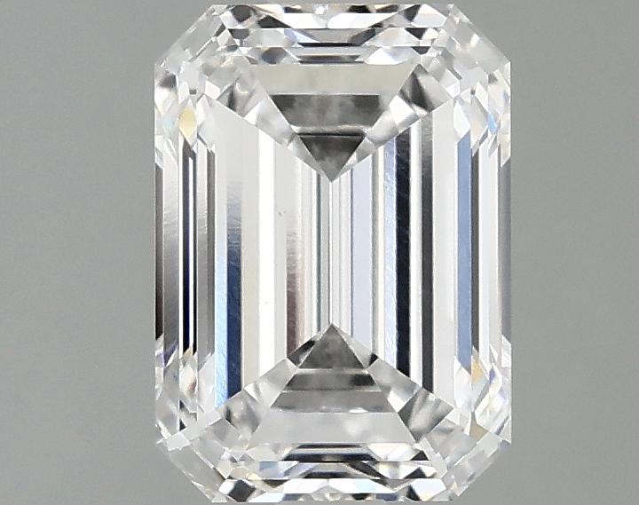 2.07 Carat Emerald Shaped Ideal Cut VVS2 IGI Certified Lab Grown Diamond
