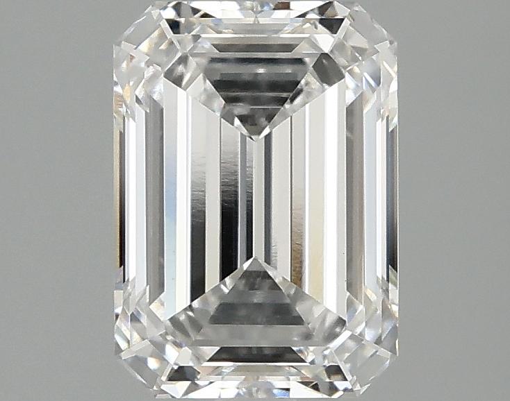 2.08 Carat Emerald Shaped Ideal Cut VVS2 IGI Certified Lab Grown Diamond