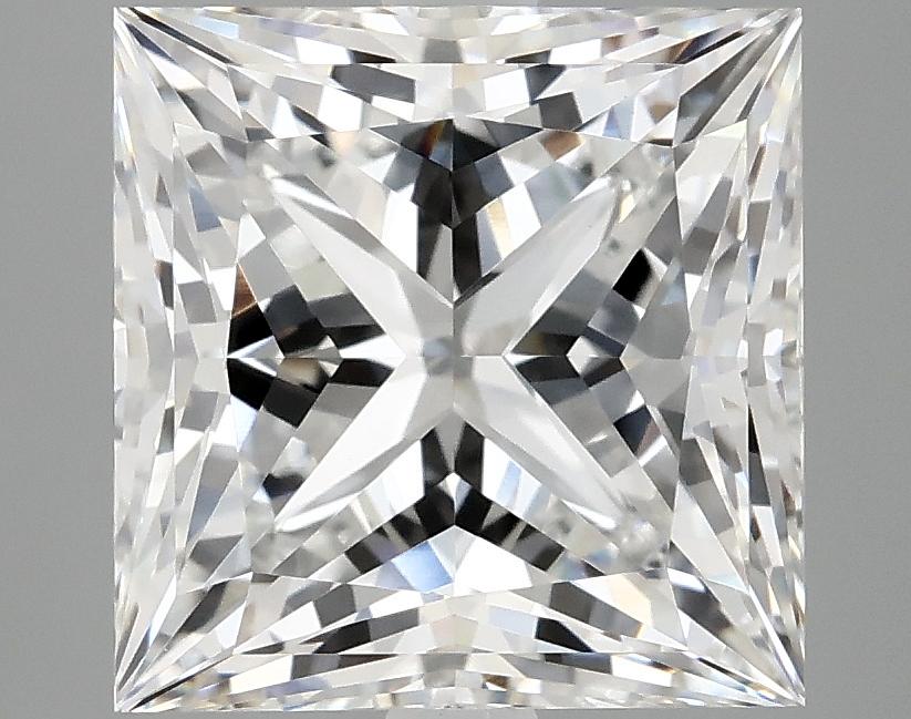 5.06 Carat Princess Shaped Ideal Cut VVS2 IGI Certified Lab Grown Diamond