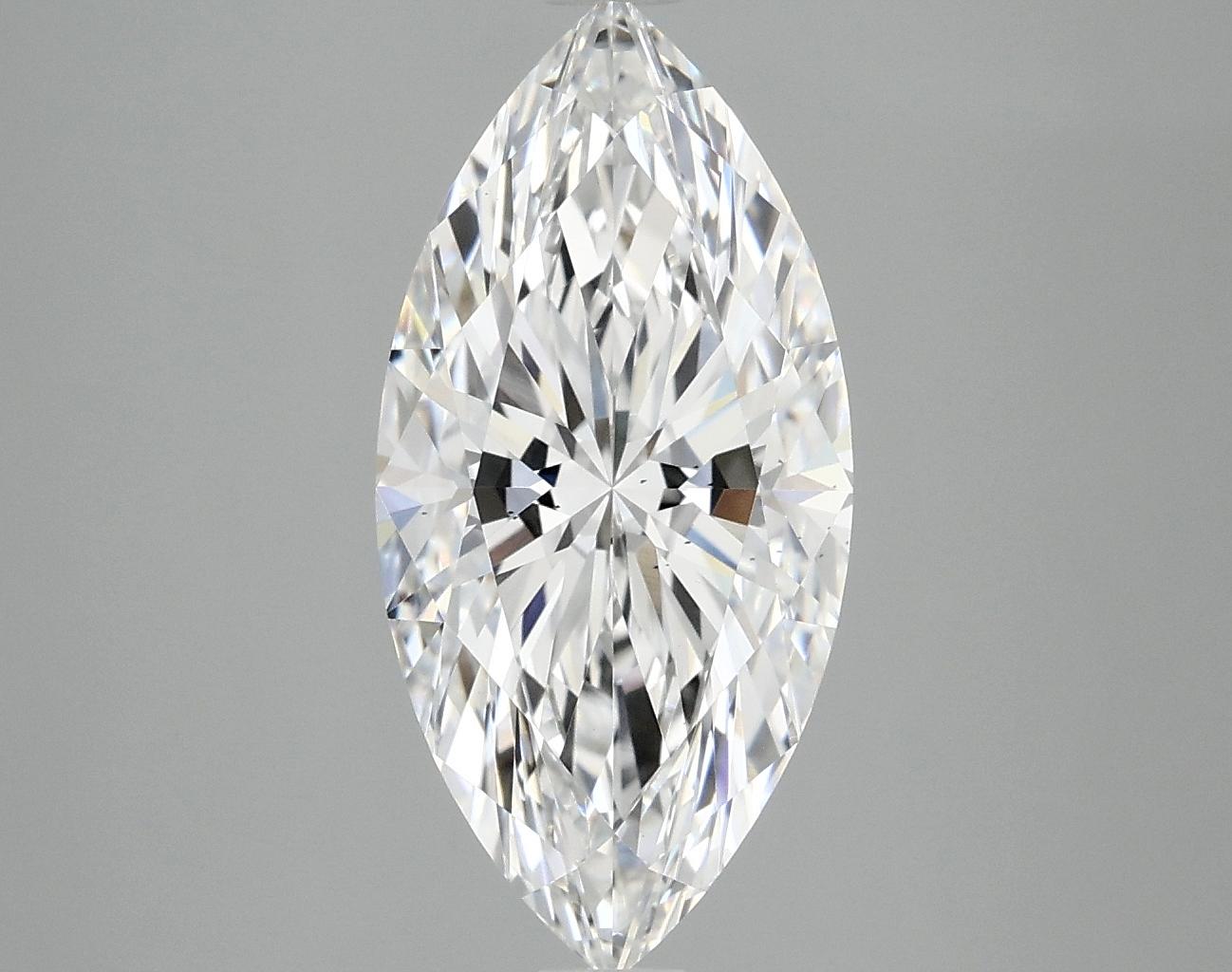 3.09 Carat Marquise Shaped Excellent Cut VS2 IGI Certified Lab Grown Diamond