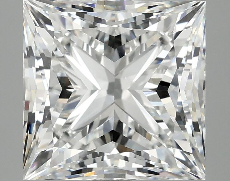 4.17 Carat Princess Shaped Ideal Cut VVS2 IGI Certified Lab Grown Diamond