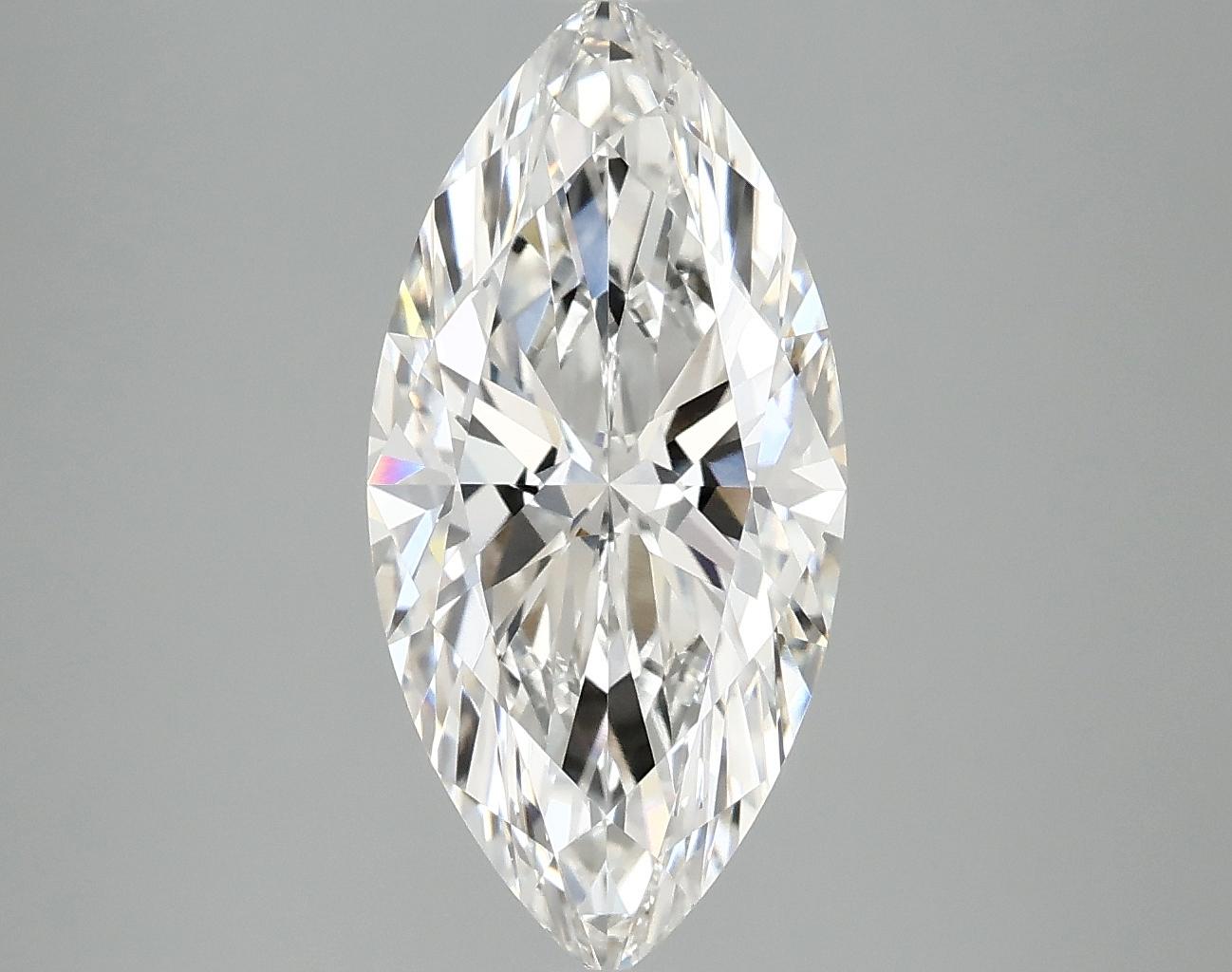 3.1 Carat Marquise Shaped Excellent Cut VVS1 IGI Certified Lab Grown Diamond