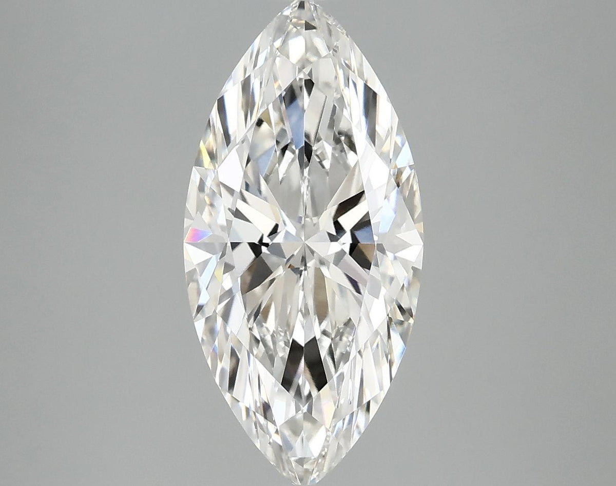 3.1 Carat Marquise Shaped Excellent Cut VVS1 IGI Certified Lab Grown Diamond