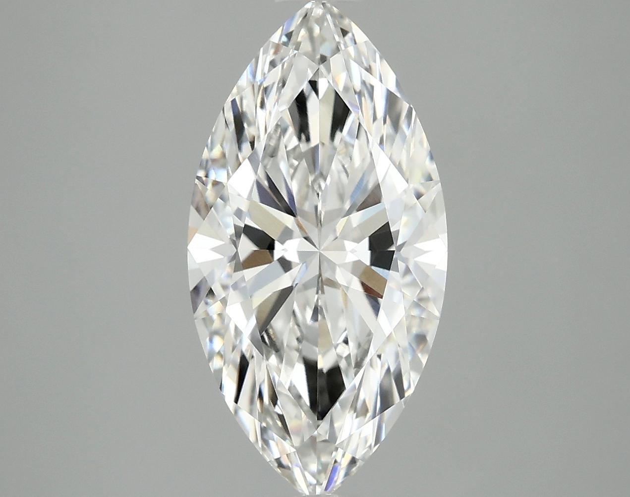 2.97 Carat Marquise Shaped Ideal Cut VVS2 IGI Certified Lab Grown Diamond