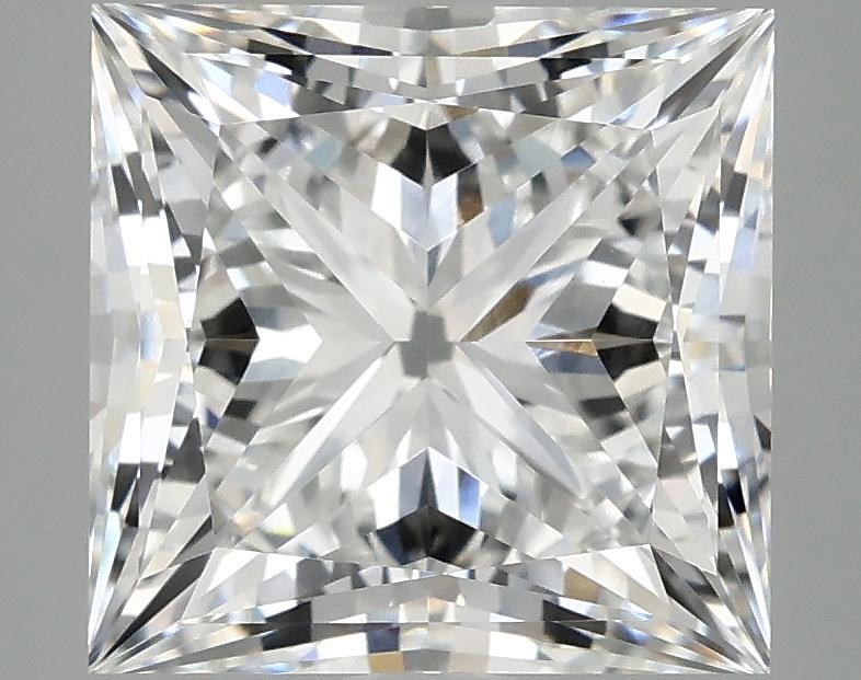 4.67 Carat Princess Shaped Ideal Cut VVS2 IGI Certified Lab Grown Diamond