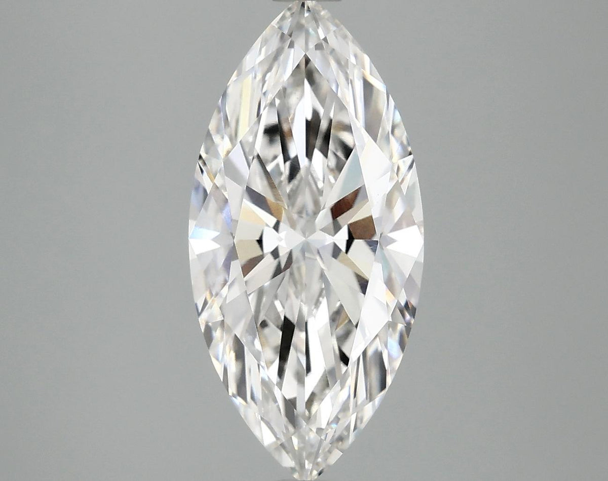 3.05 Carat Marquise Shaped Excellent Cut VVS2 IGI Certified Lab Grown Diamond