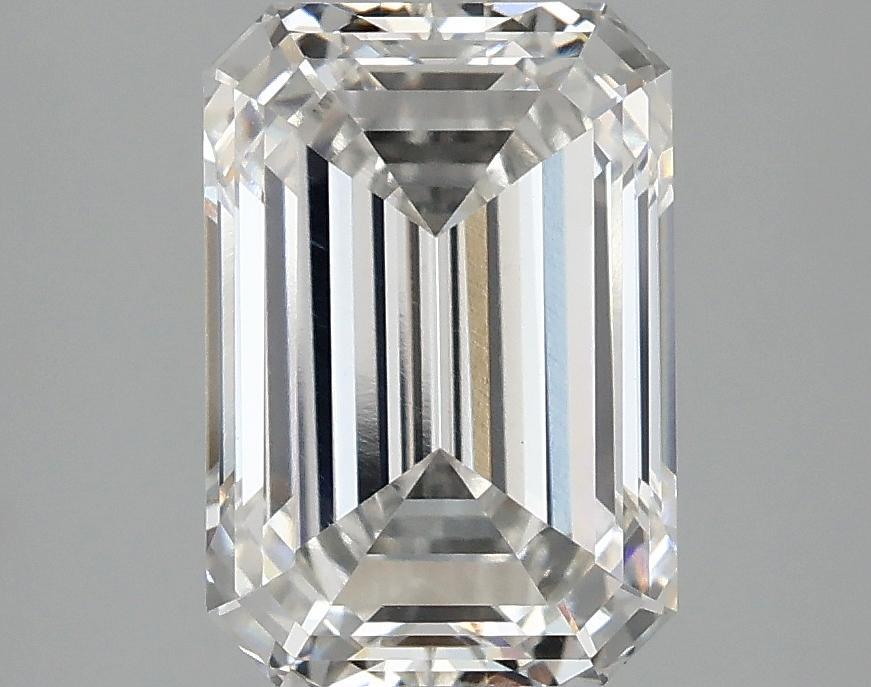 3.1 Carat Emerald Shaped Ideal Cut VVS2 IGI Certified Lab Grown Diamond