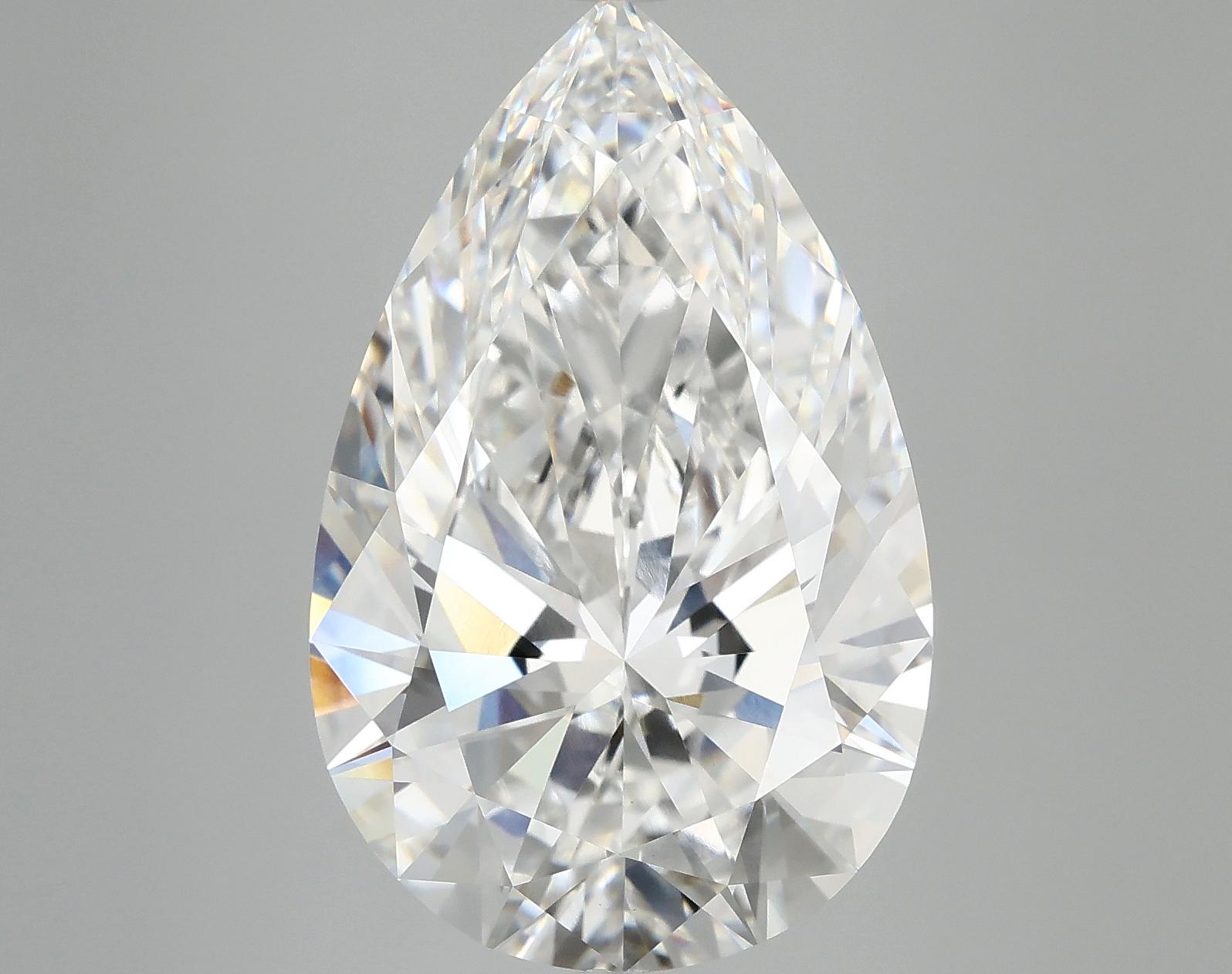 9.62 Carat Pear Shaped Ideal Cut VVS2 IGI Certified Lab Grown Diamond