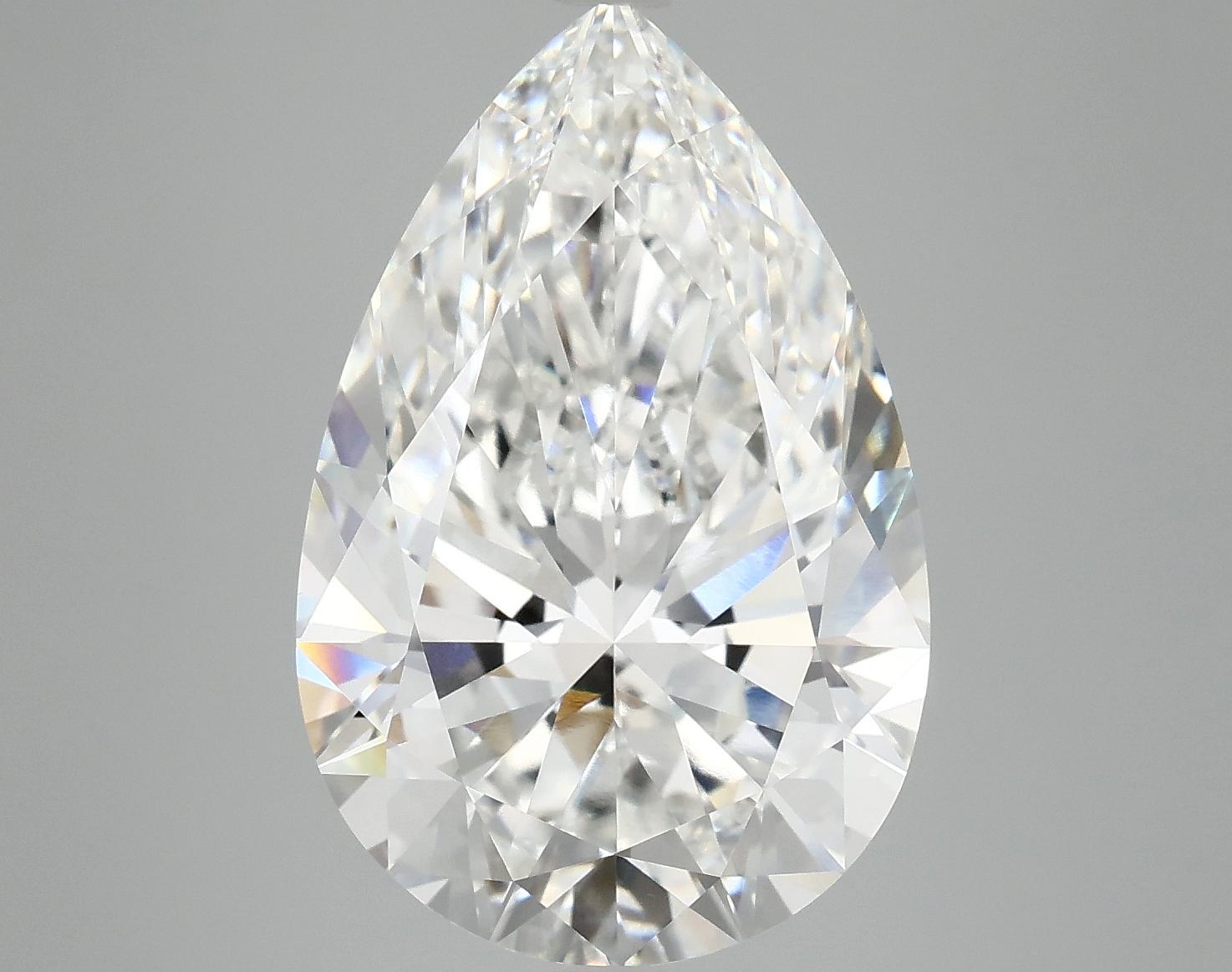 8.06 Carat Pear Shaped Excellent Cut VVS2 IGI Certified Lab Grown Diamond