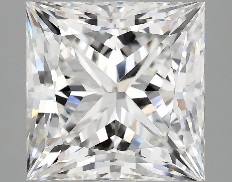 4.05 Carat Princess Shaped Ideal Cut VVS2 IGI Certified Lab Grown Diamond