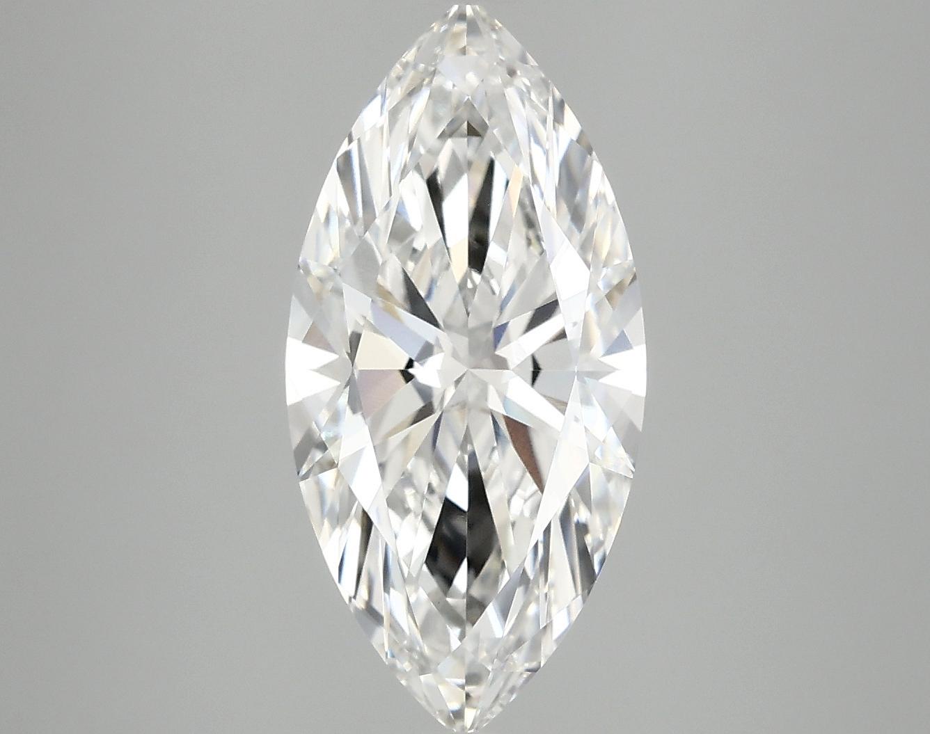2.99 Carat Marquise Shaped Excellent Cut VVS2 IGI Certified Lab Grown Diamond