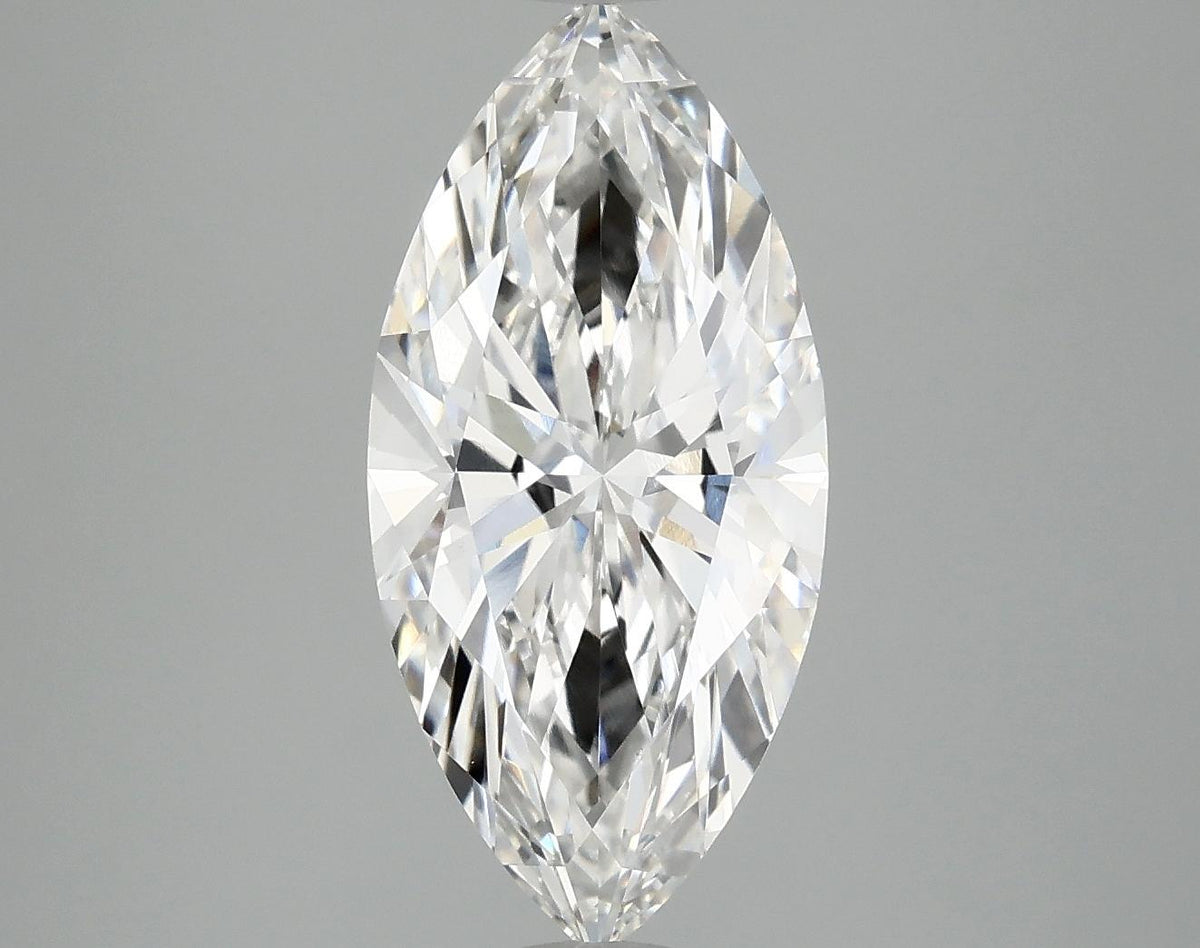 3.1 Carat Marquise Shaped Excellent Cut VVS2 IGI Certified Lab Grown Diamond