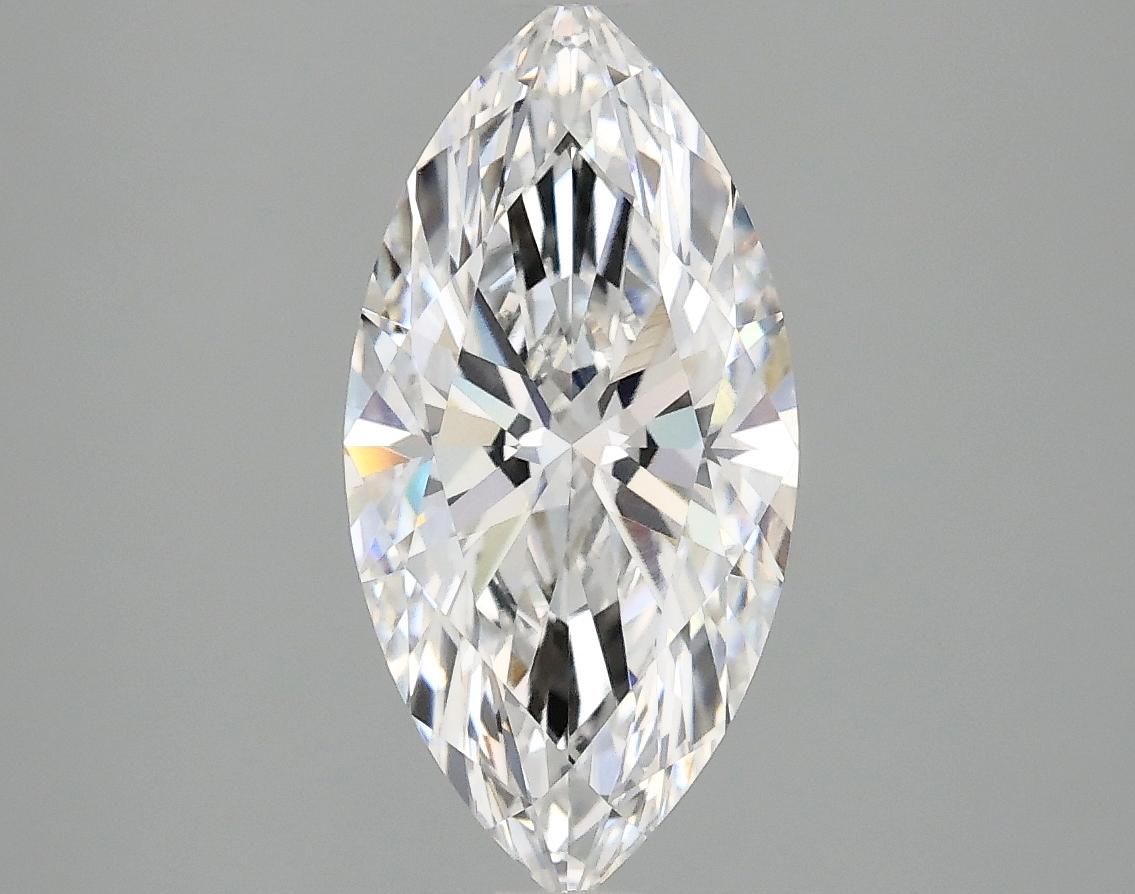 2.1 Carat Marquise Shaped Ideal Cut VVS2 IGI Certified Lab Grown Diamond
