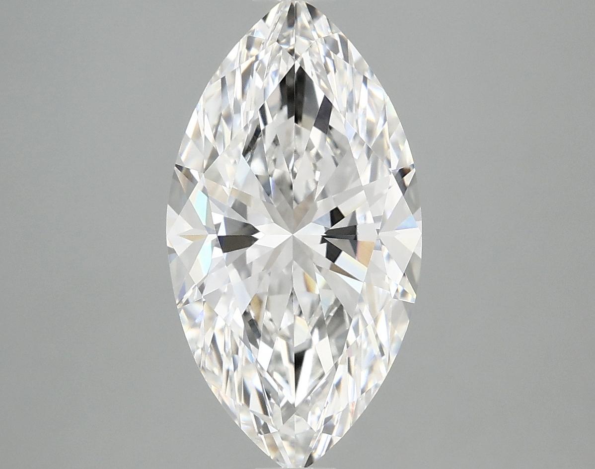 3.09 Carat Marquise Shaped Excellent Cut VVS2 IGI Certified Lab Grown Diamond