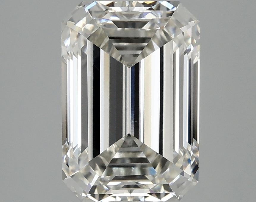 3.09 Carat Emerald Shaped Ideal Cut VVS2 IGI Certified Lab Grown Diamond