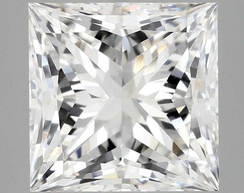 5.03 Carat Princess Shaped Ideal Cut VVS2 IGI Certified Lab Grown Diamond