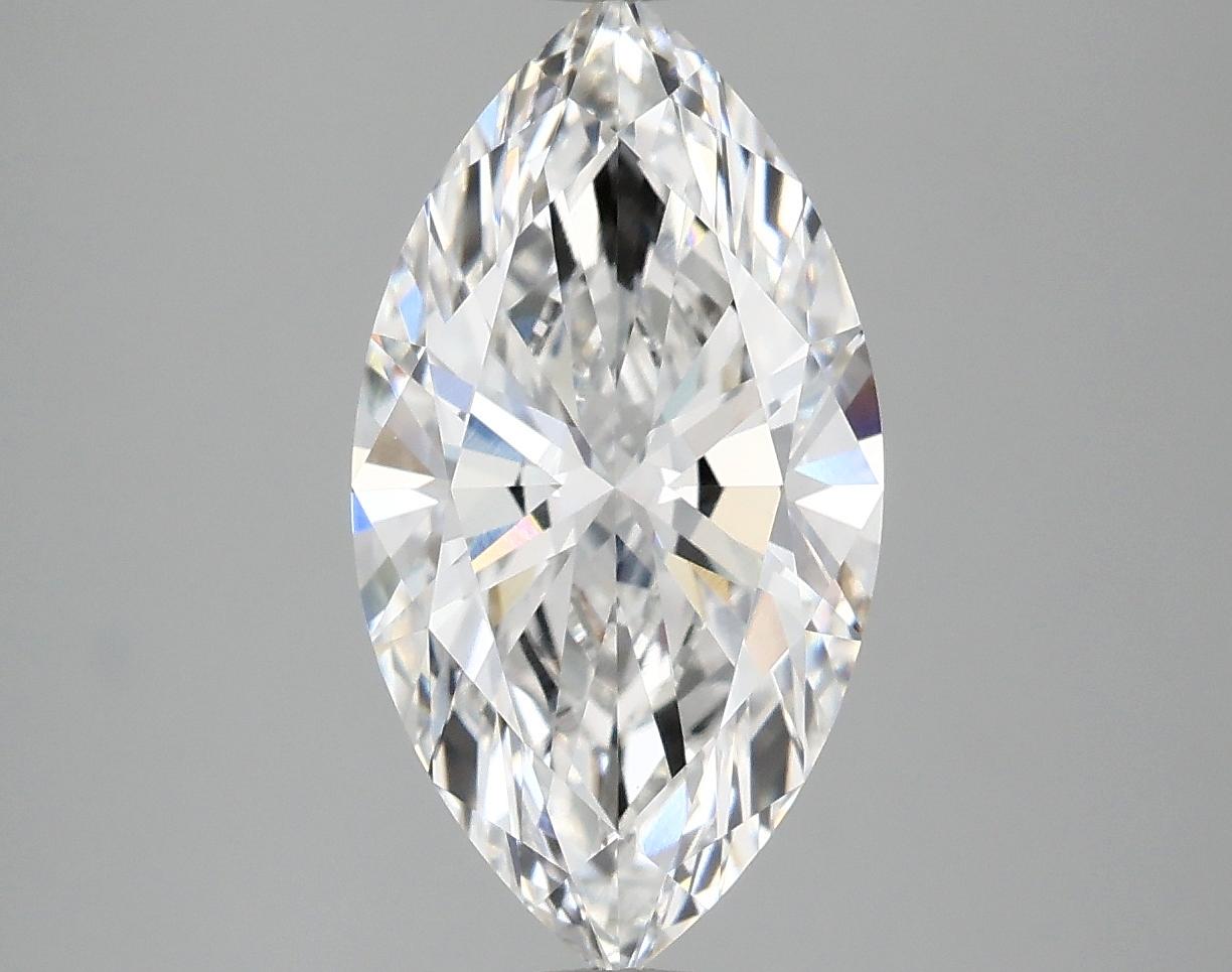 2.98 Carat Marquise Shaped Excellent Cut VVS2 IGI Certified Lab Grown Diamond