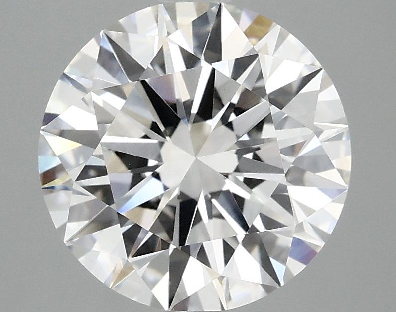 3.08 Carat Round Shaped Ideal Cut VVS2 IGI Certified Lab Grown Diamond