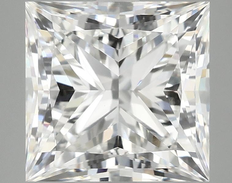 4.51 Carat Princess Shaped Ideal Cut VVS2 IGI Certified Lab Grown Diamond