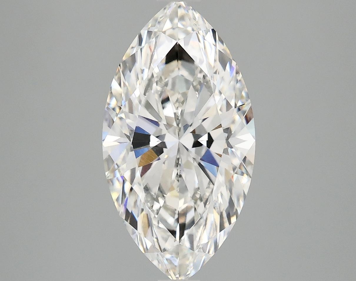 3.08 Carat Marquise Shaped Excellent Cut VVS2 IGI Certified Lab Grown Diamond