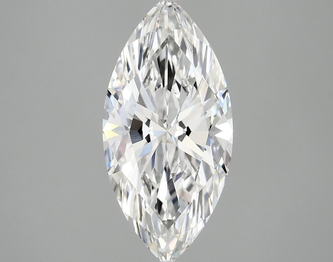 2.01 Carat Marquise Shaped Excellent Cut VVS2 IGI Certified Lab Grown Diamond