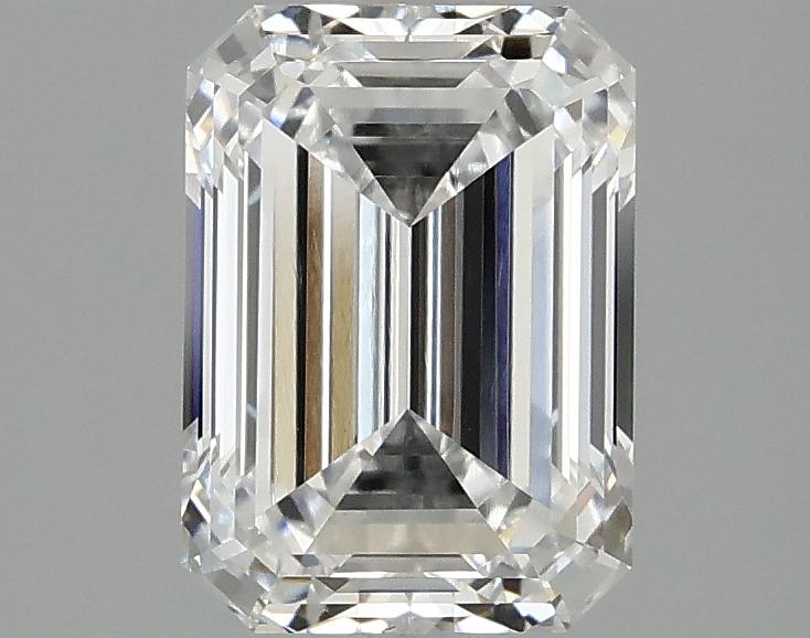 2.09 Carat Emerald Shaped Excellent Cut VVS2 IGI Certified Lab Grown Diamond
