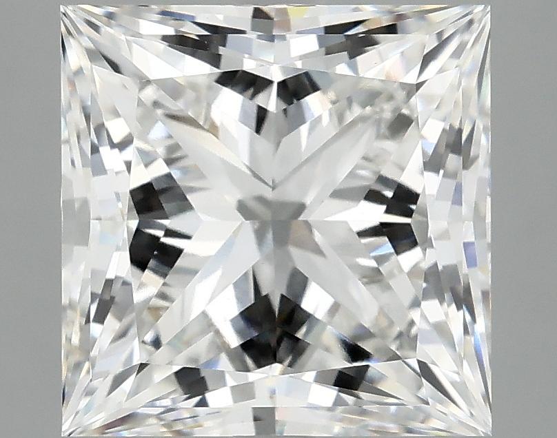 5.09 Carat Princess Shaped Ideal Cut VVS2 IGI Certified Lab Grown Diamond