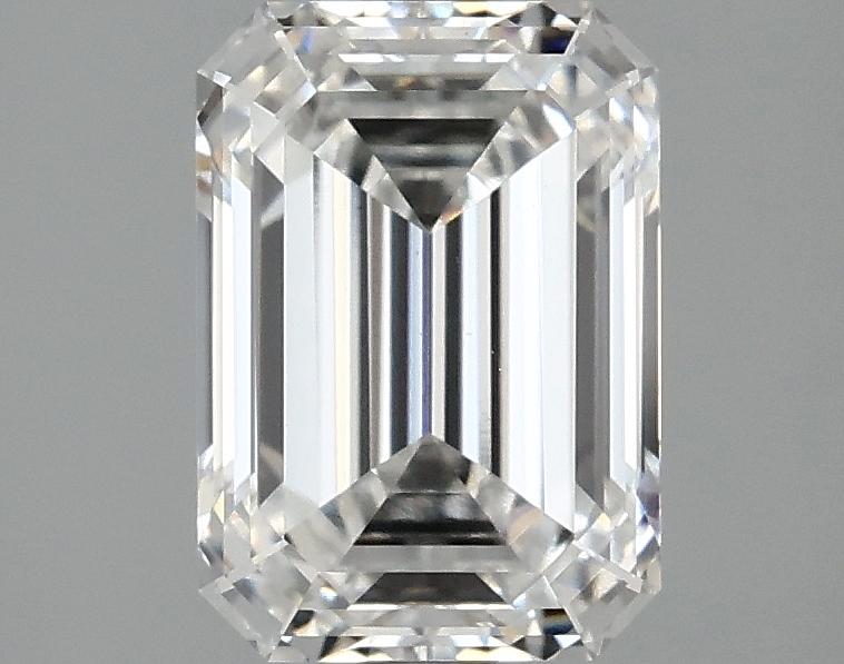 2.1 Carat Emerald Shaped Ideal Cut VVS2 IGI Certified Lab Grown Diamond