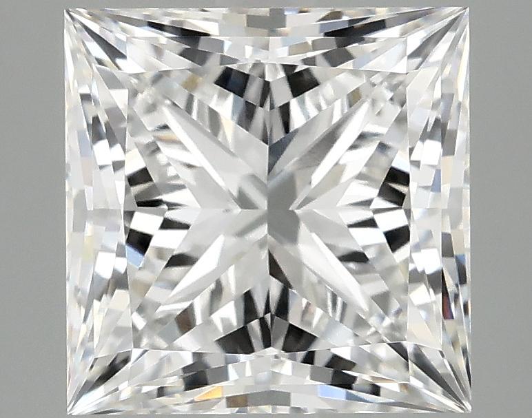 4.13 Carat Princess Shaped Ideal Cut VVS2 IGI Certified Lab Grown Diamond